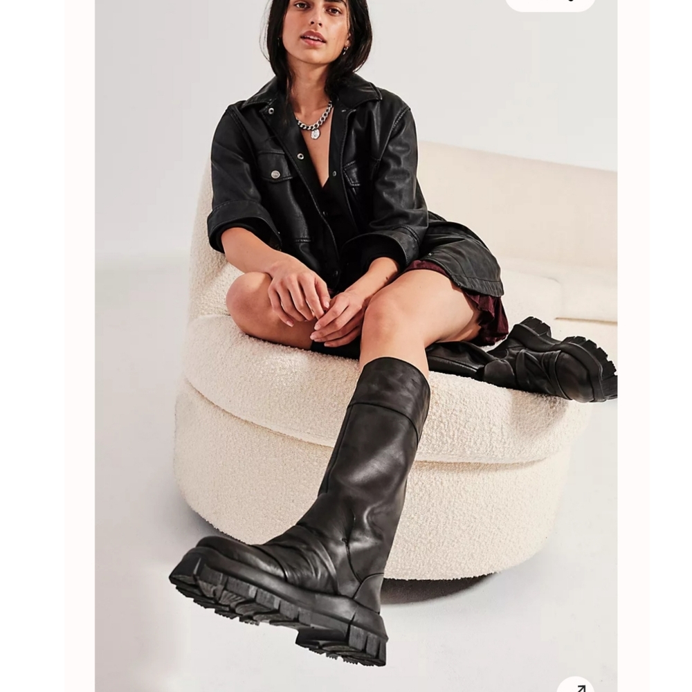 Free People × Channing Tall Moto Boots